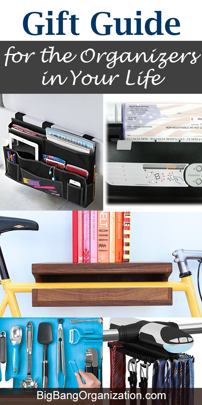 Holiday Gift Guide for the Organizer. See the top holiday gifts this year for those folks who can't stand clutter!
