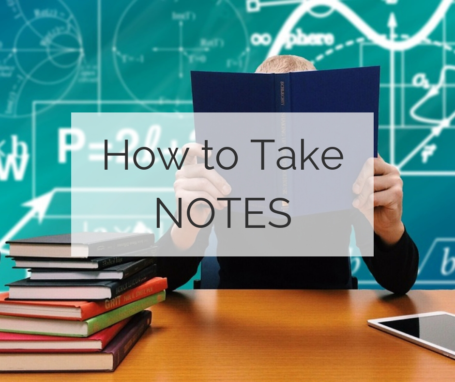 tips for how to take notes